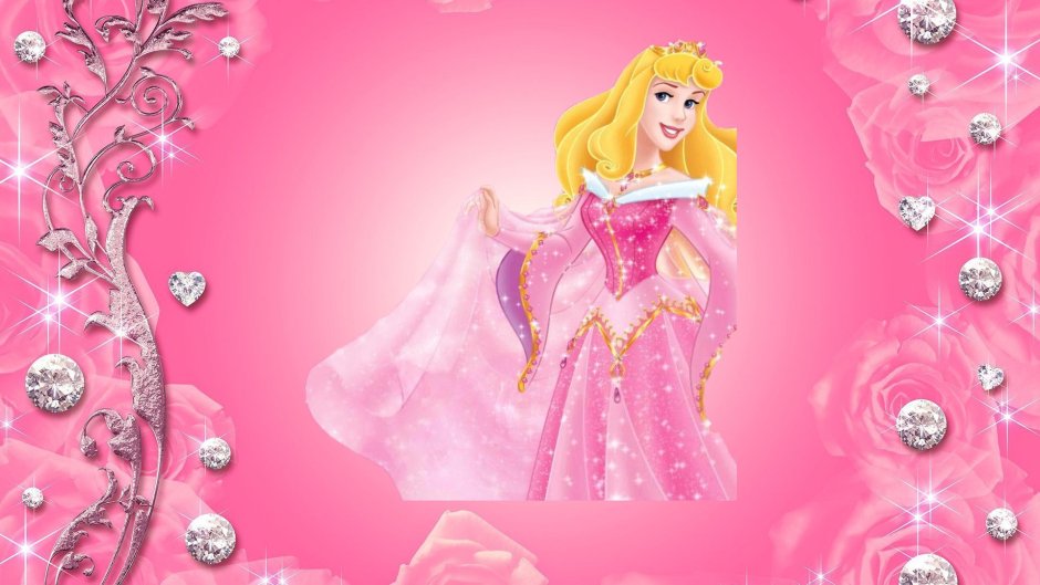 Розовый фон принцессы