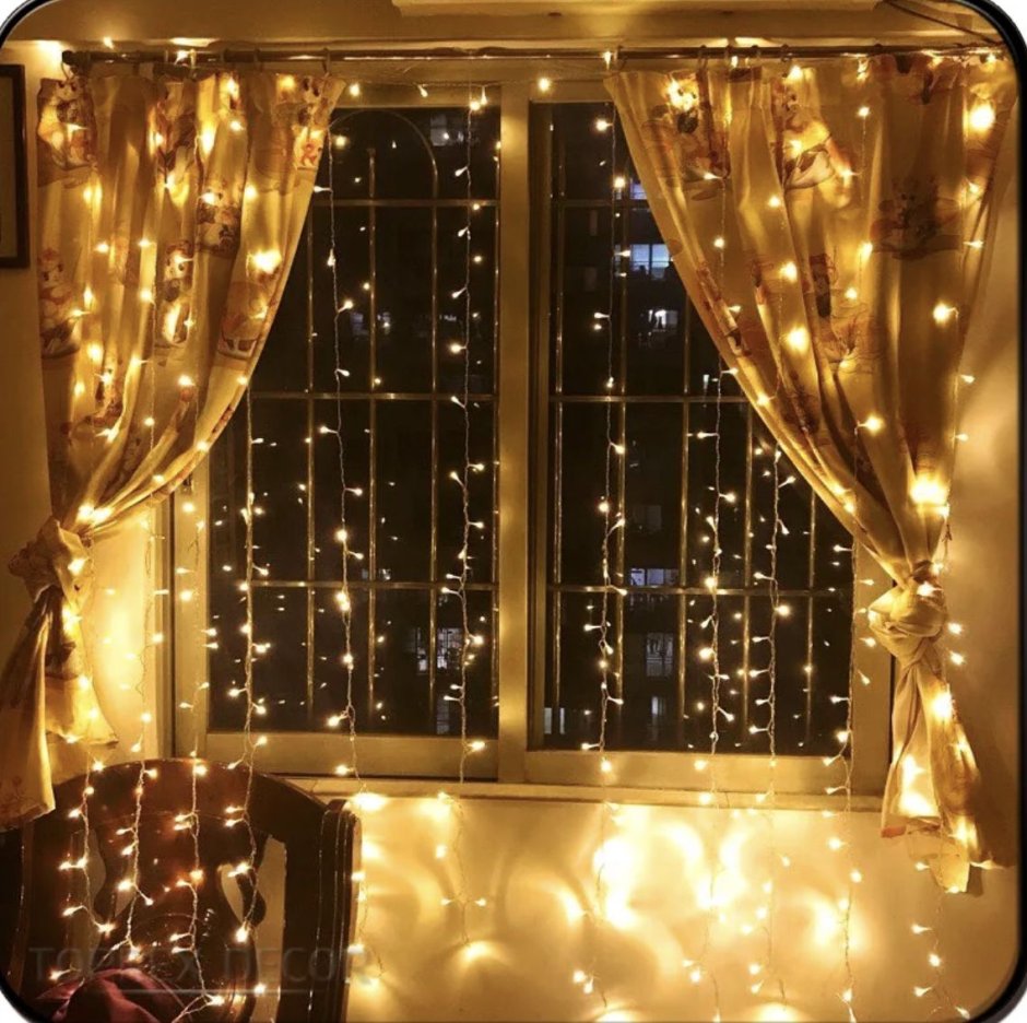 Гирлянда штора Curtain Lights 3*3