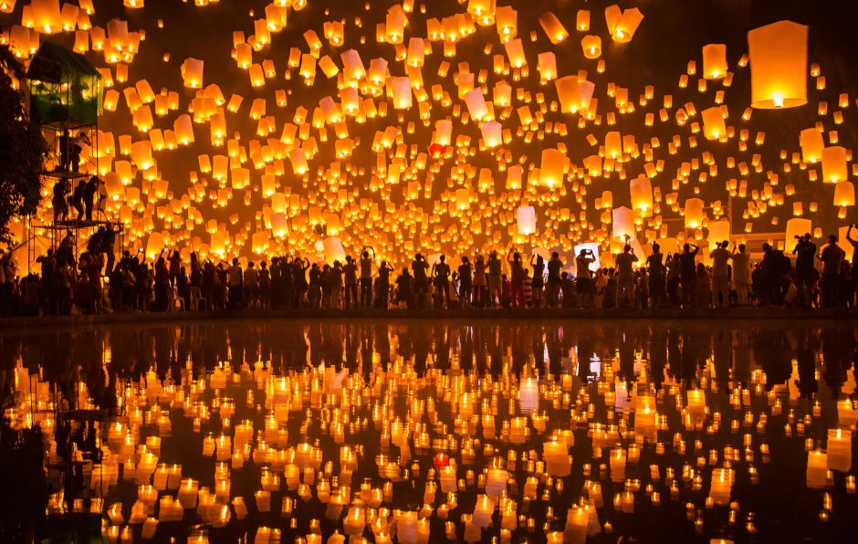 Фестиваль фонарей в Таиланде