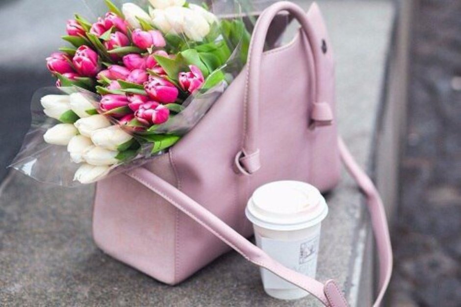 Тюльпаны в сумочке