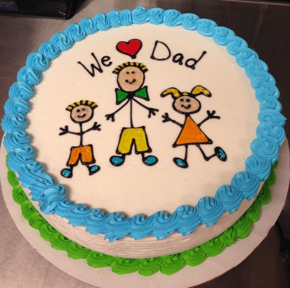 Красивый торт на день рождения папе