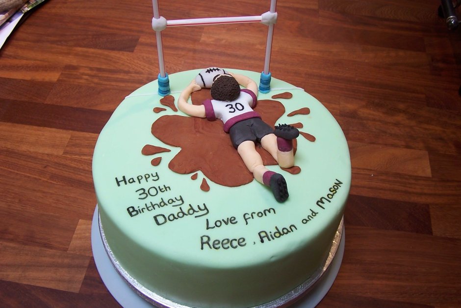Надпись на торт спортсмену