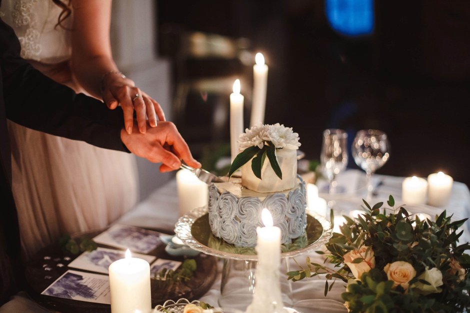 Свечи в торт на свадьбу