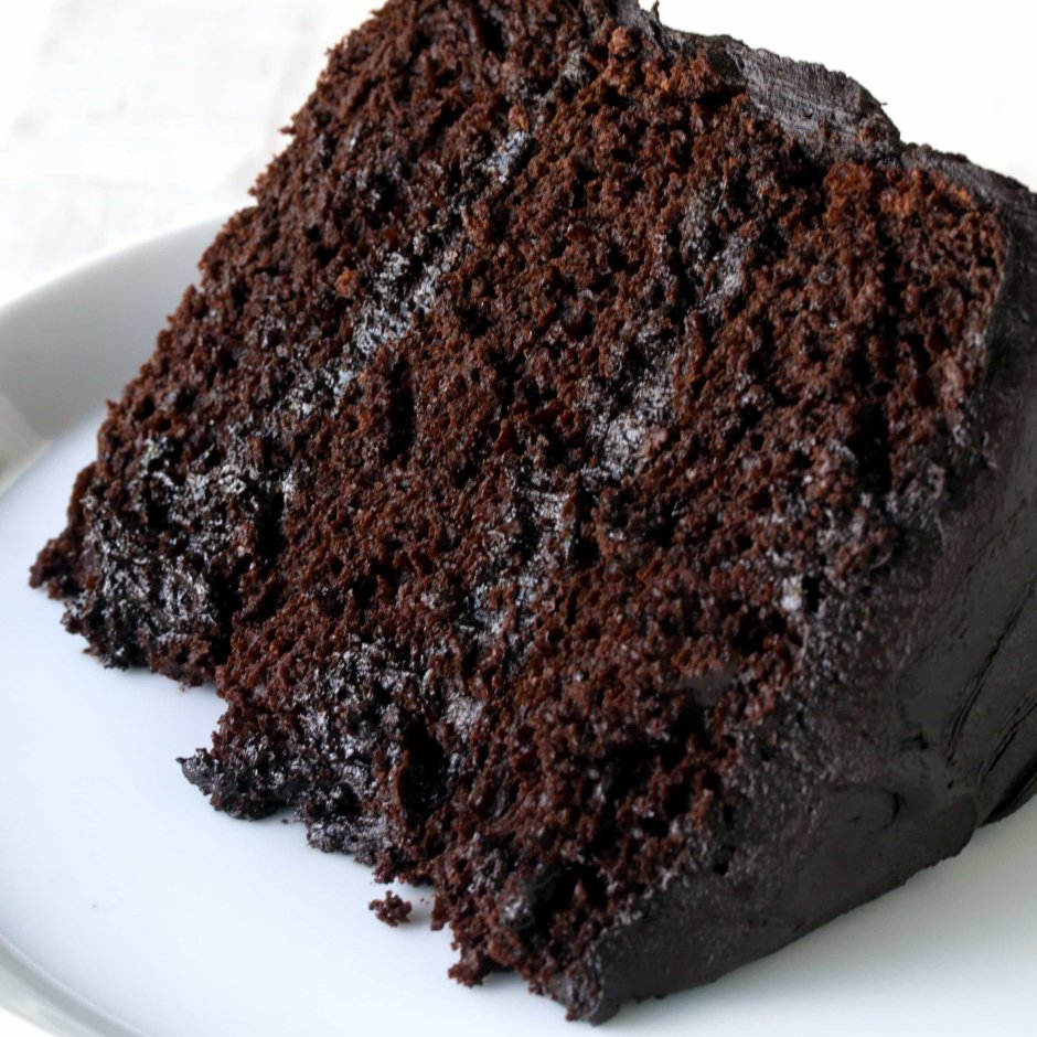 Торт Брауни шоколадный с кремом трайфлы