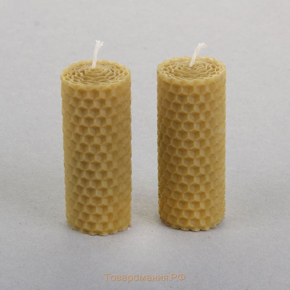Медовые свечи из вощины