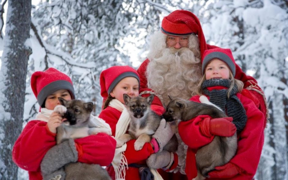 Санта Клаус Финляндия Рождество