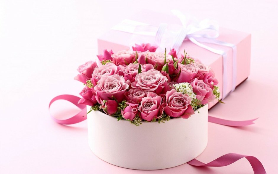 Букет роз с днем рождения