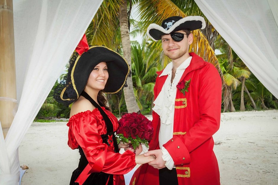 Свадьба в стиле пиратов Карибского моря