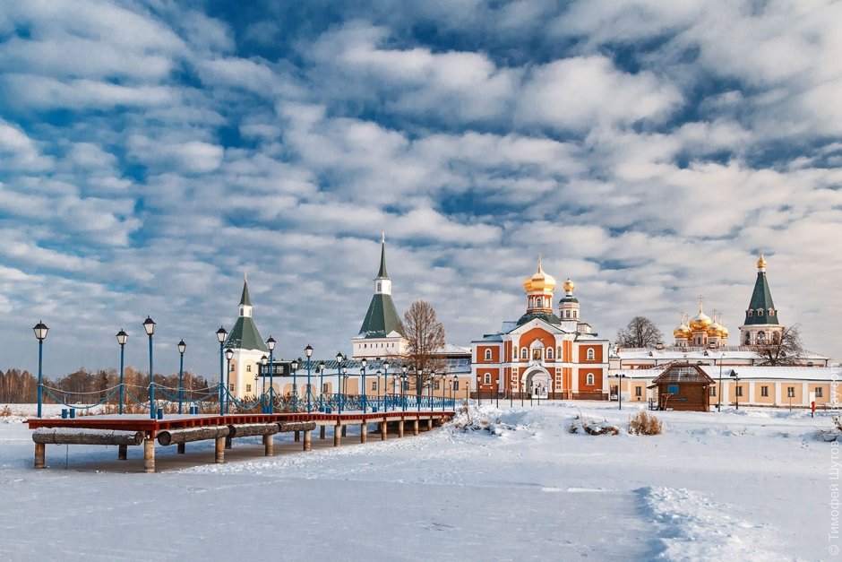 Река Волга Тверь зимой