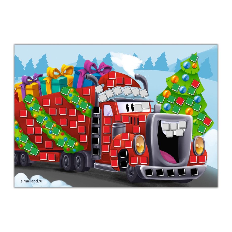 Рождественский карнавал грузовиков Кока кола