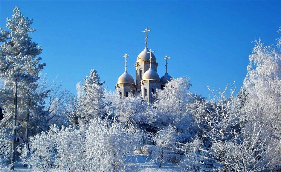 Волгореченск зима храм