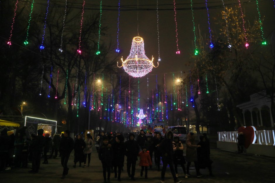 Новогодний Ташкент 2015 фото