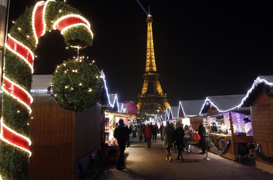 Рождественские ярмарки в Париже Париж