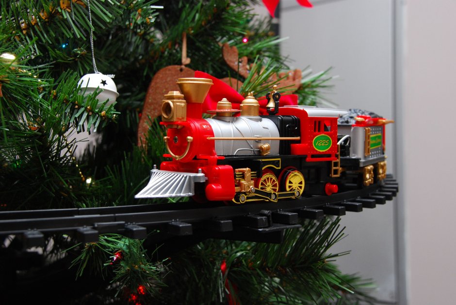 Лего Сити поезд новогодний экспресс