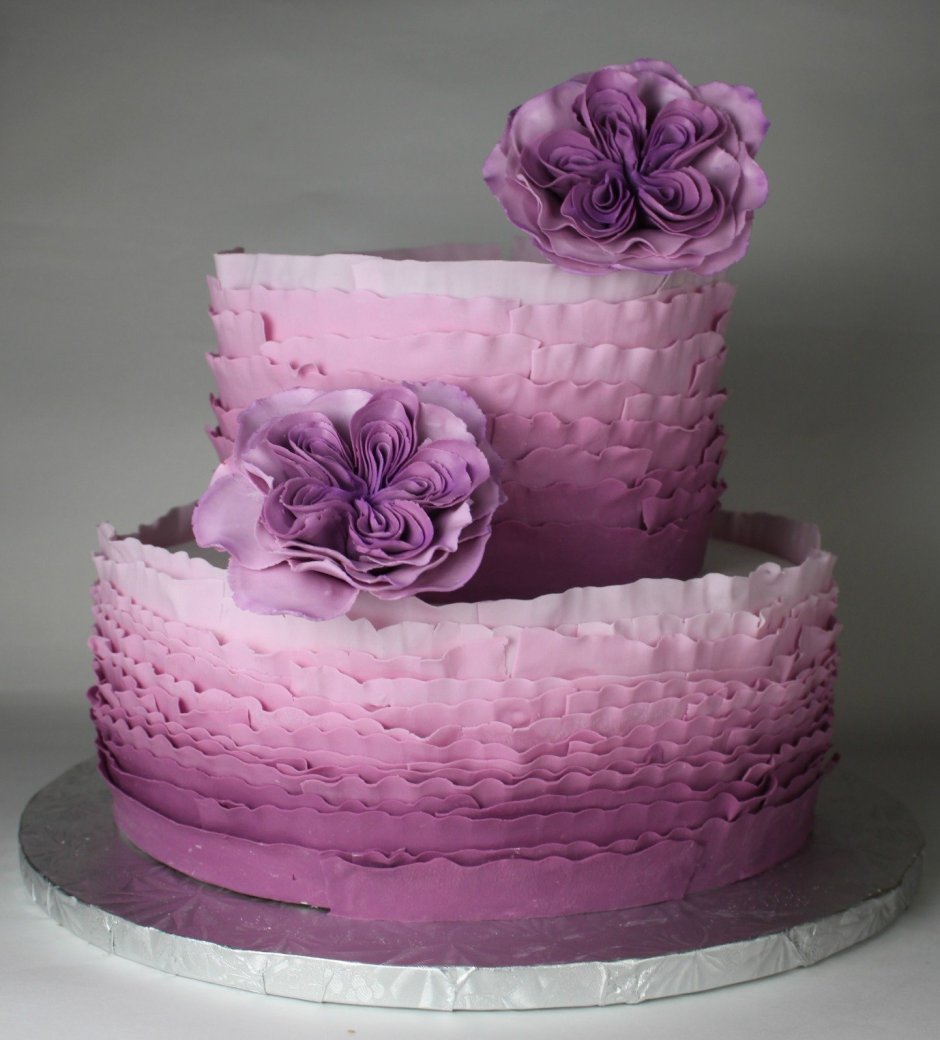 Торт в розовом стиле