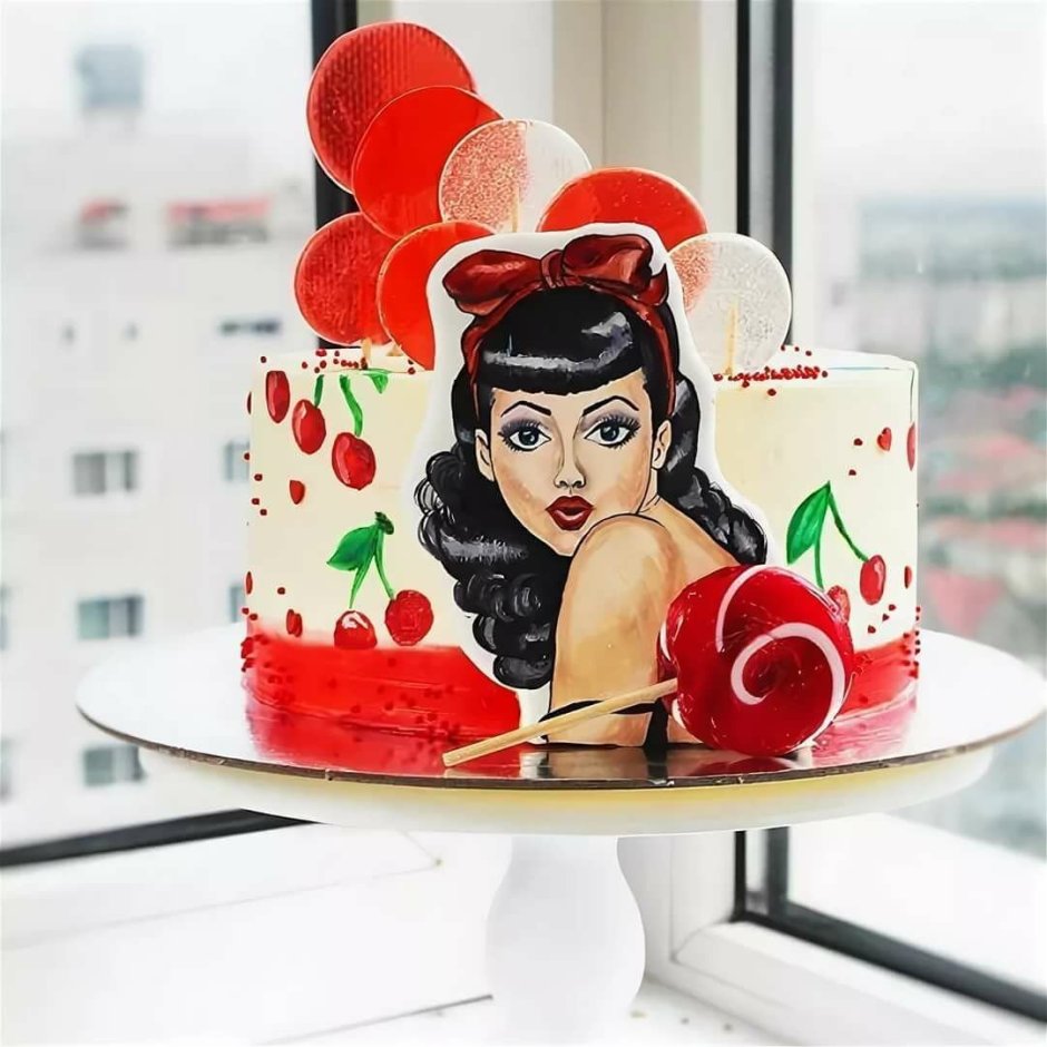 Оригинальный торт для женщины