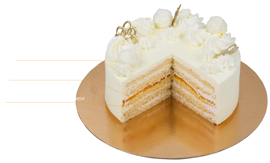 Торт Наполеон малиновый от Палыча