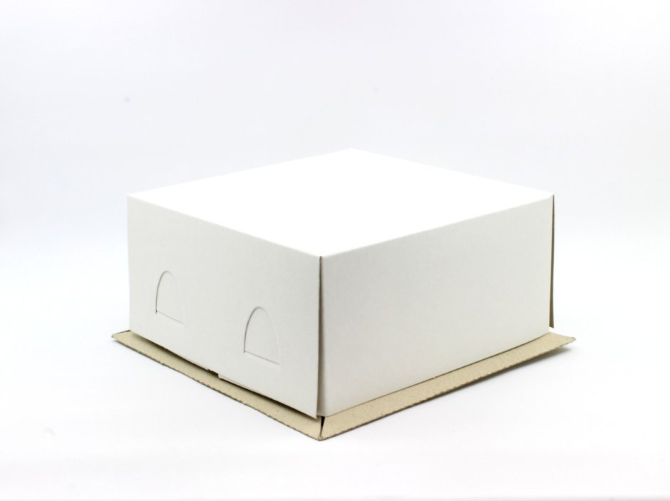 Коробка картон 30х30х19см белая