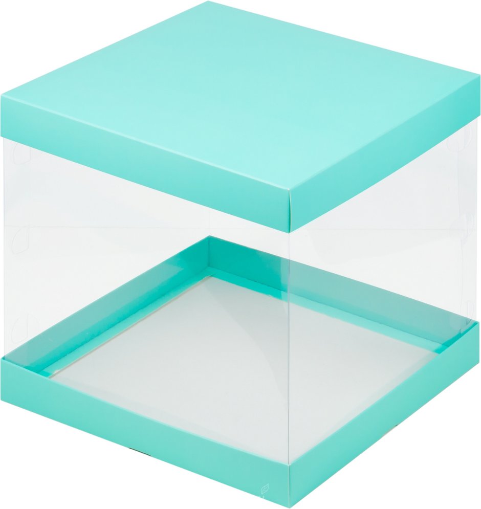 Коробка для торта 40х40х15 прозрачная OZON