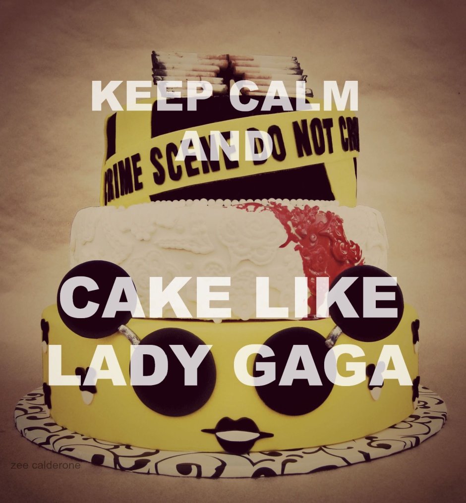 Торт леди Гага