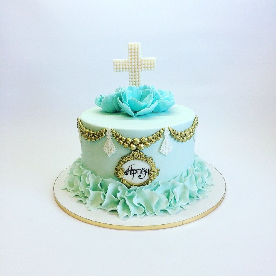 Муссовый тортик на крещение