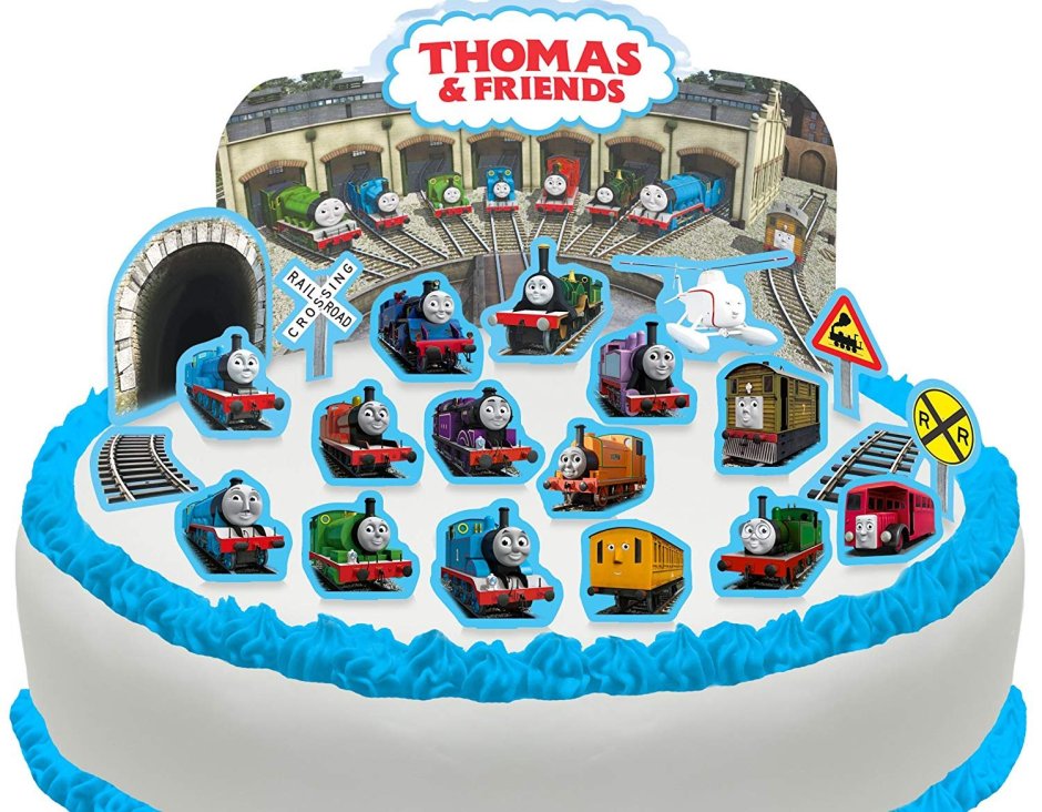 Торт паровозик Томас