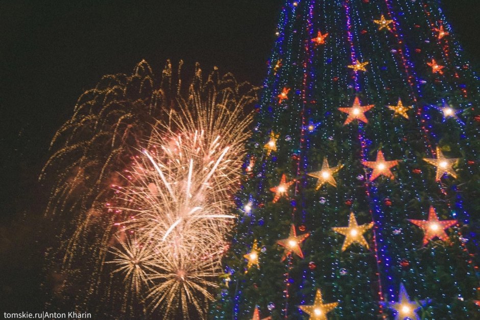 Новогодняя елка в Улан Удэ 2020