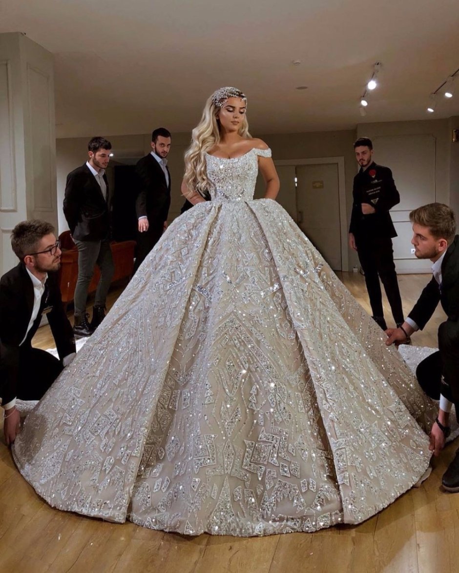 Дагестанские Свадебные платья пышные