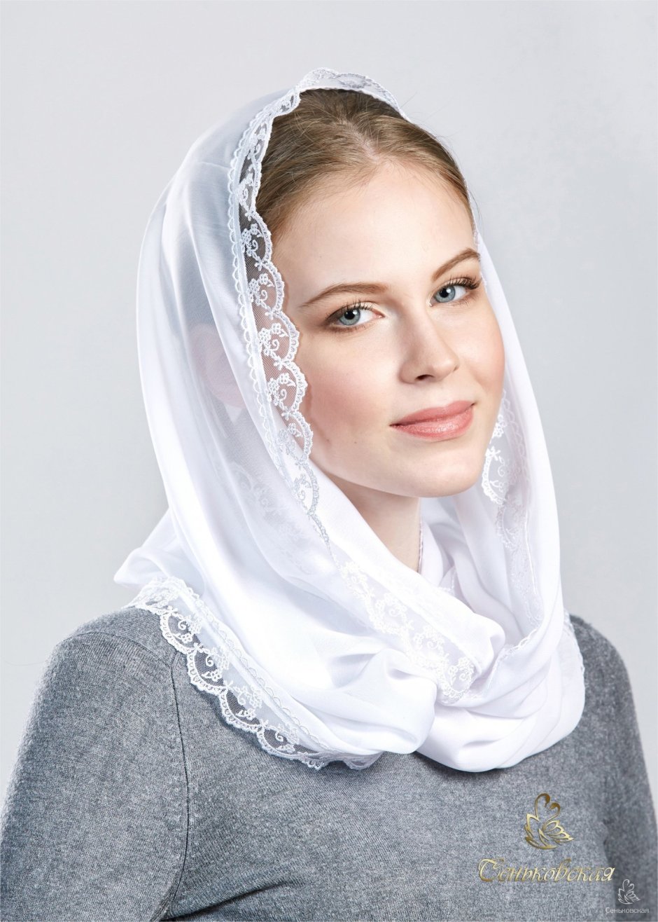 Красивый платок для венчания