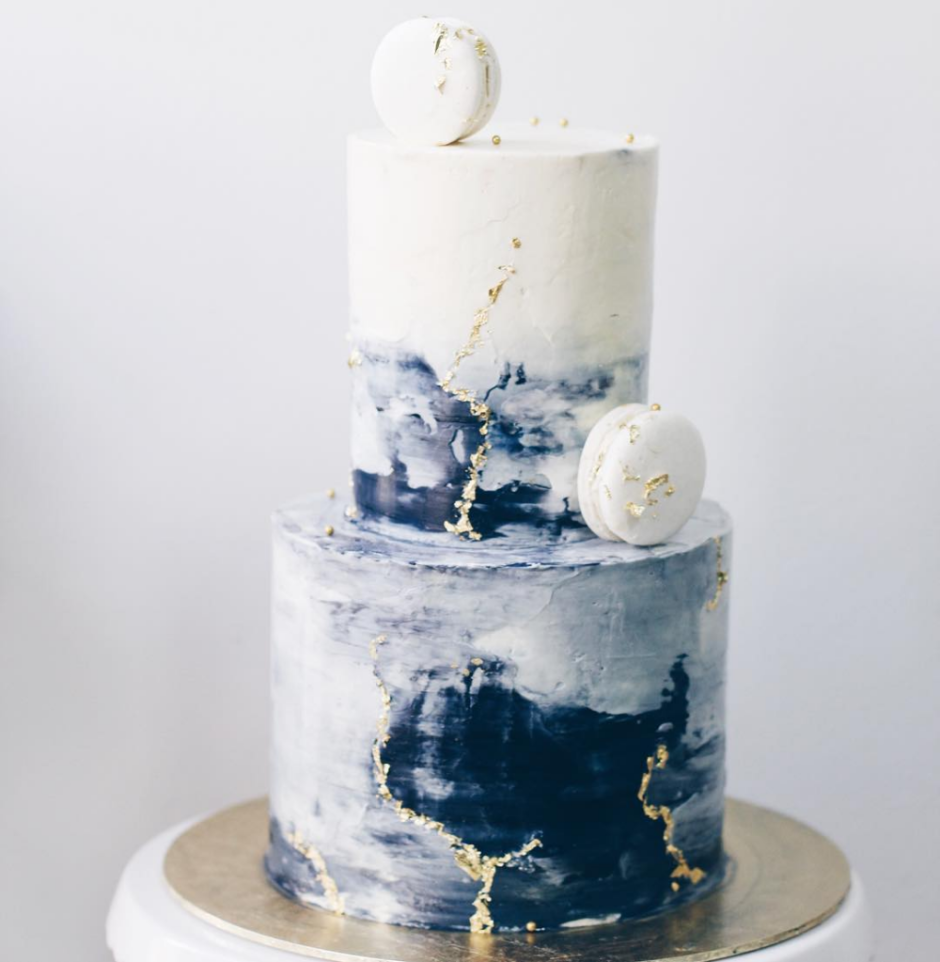 Свадебный торт море