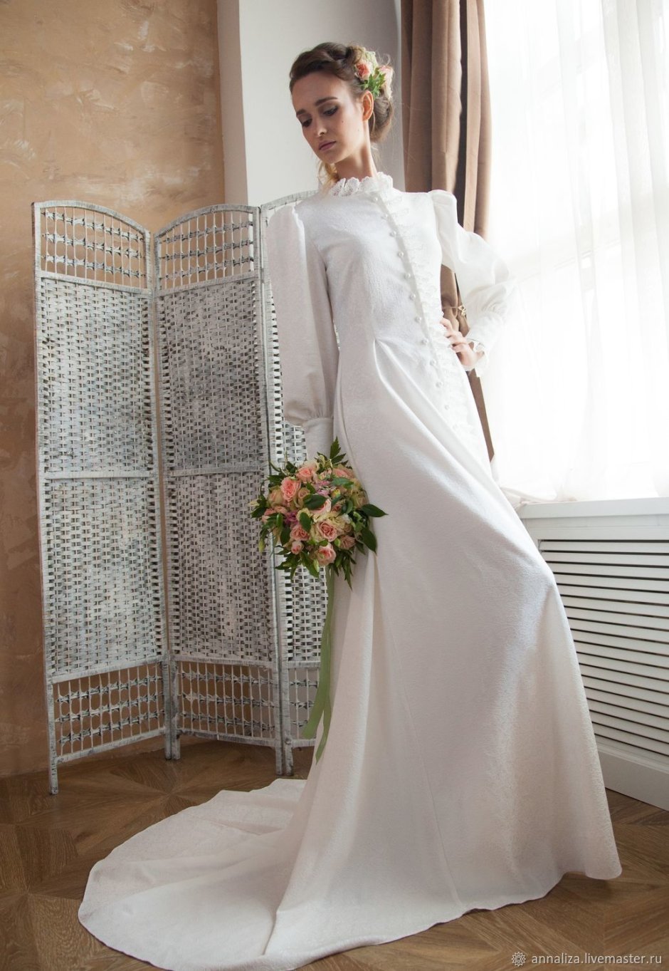 Платье для венчания в церкви стиль бохо
