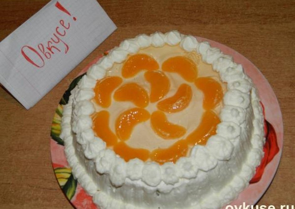Торт свадебный миндаль-апельсин