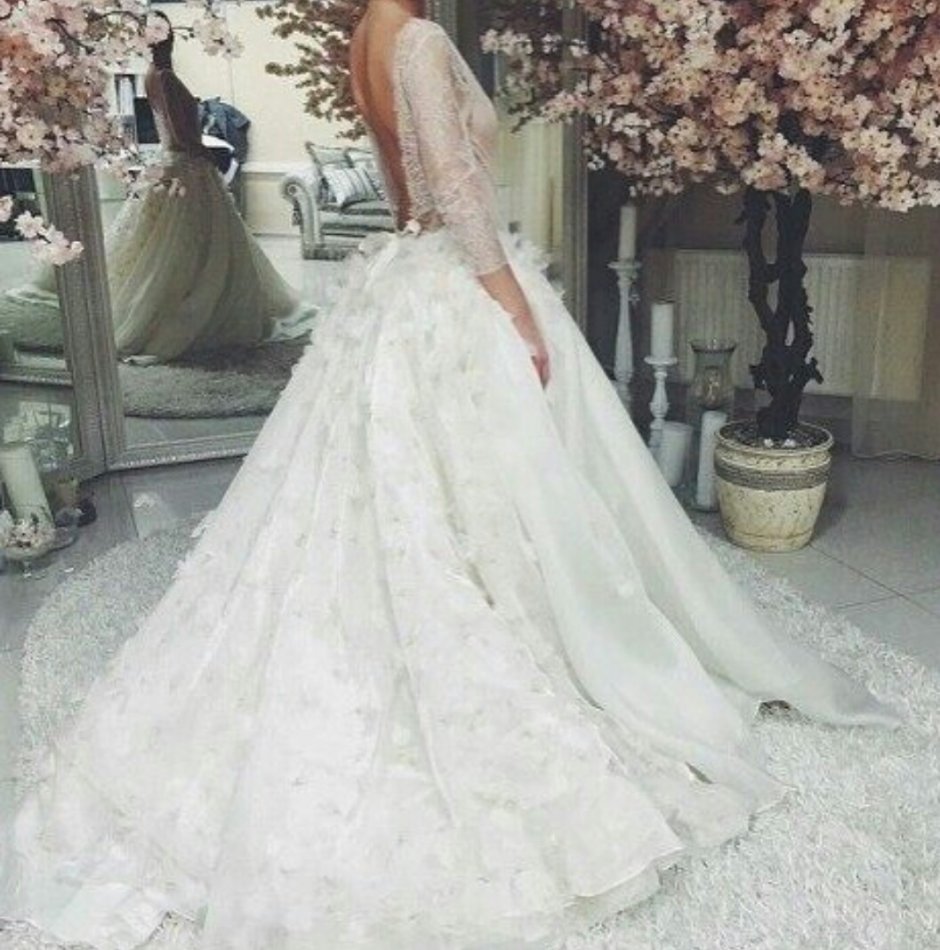 Красивые сохры в свадебном платье