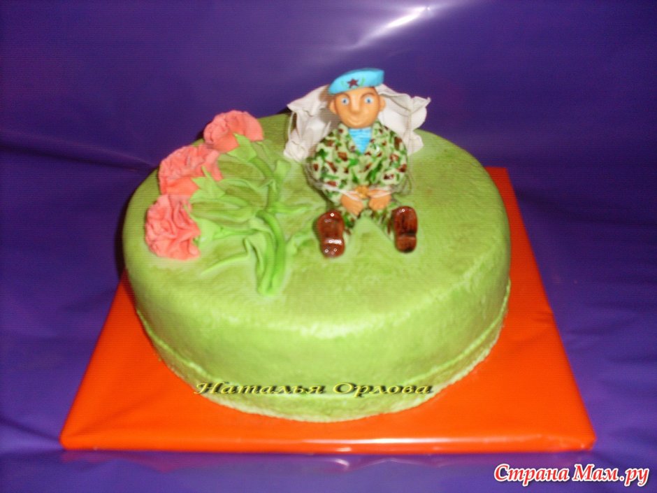 Торт из мастики куме на день рождения