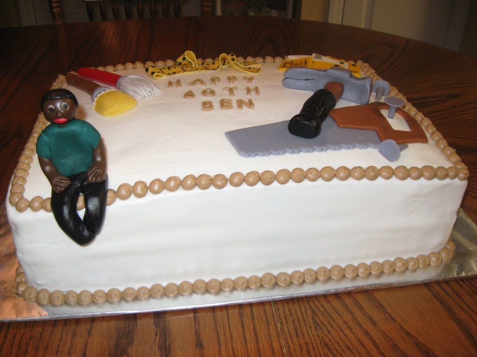 Торт плиточнику в день рождения