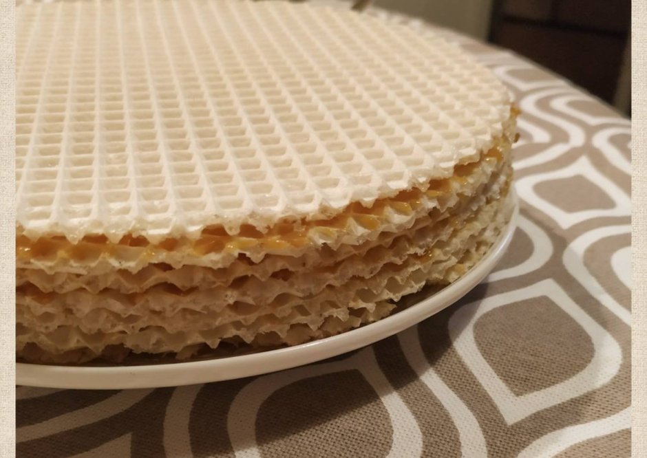 Торт из вафель