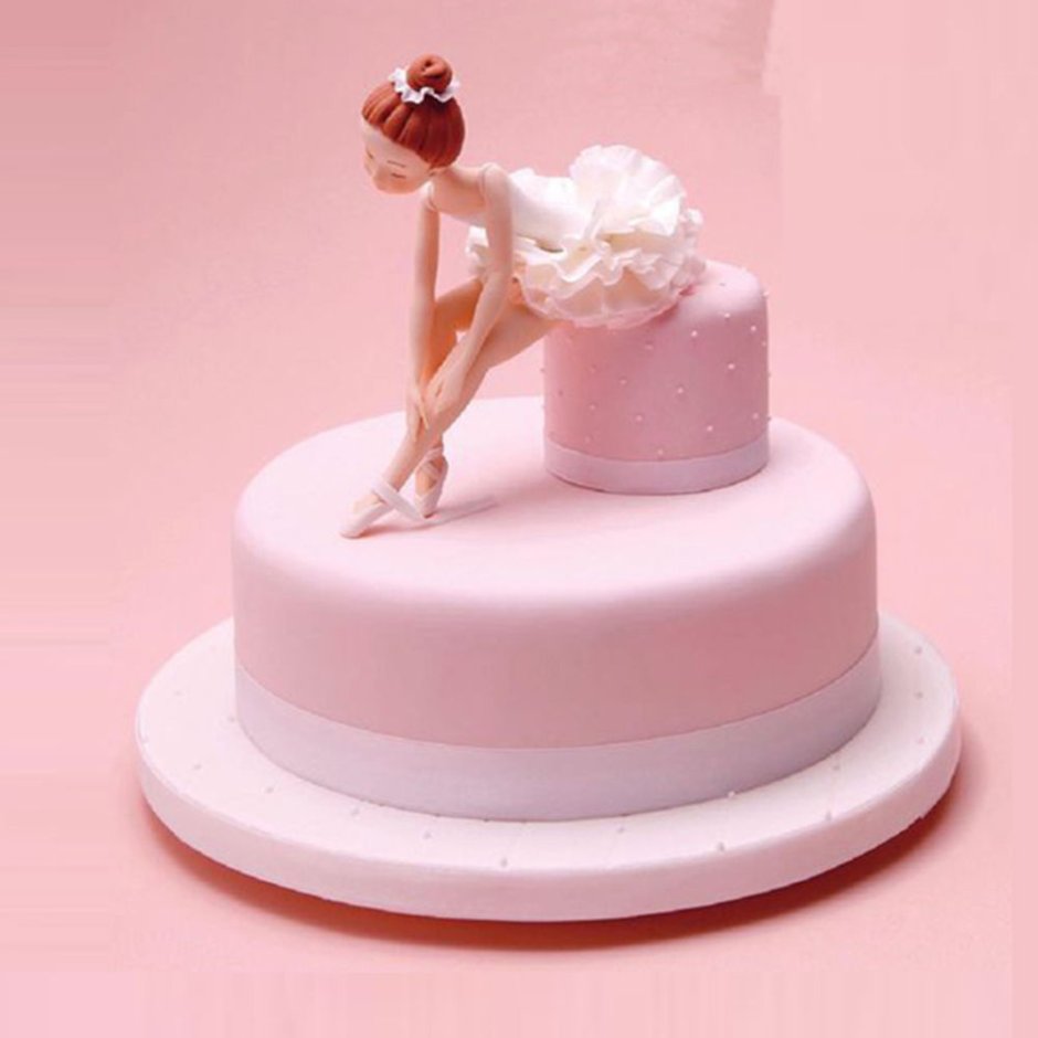 Торт с Барби балерина