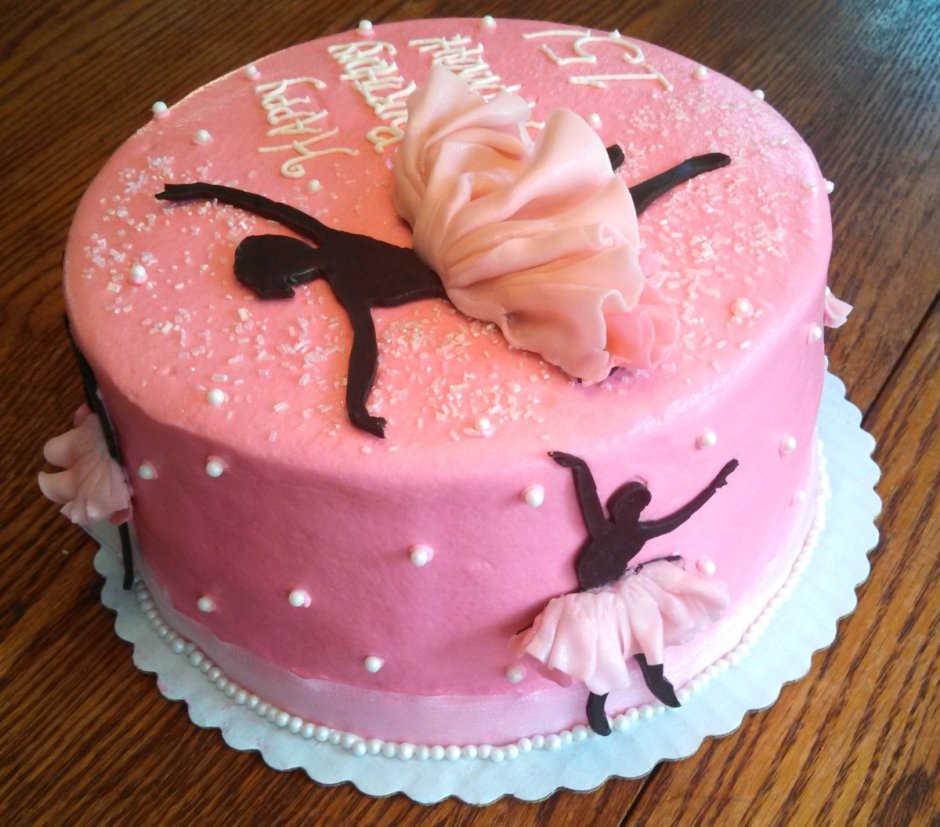 Детский торт с балериной