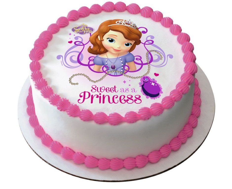 Happy Birthday Princess надпись на торте