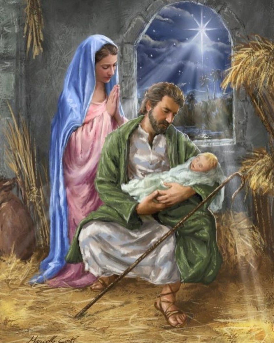 Алмазная мозаика Иисус с младенцем