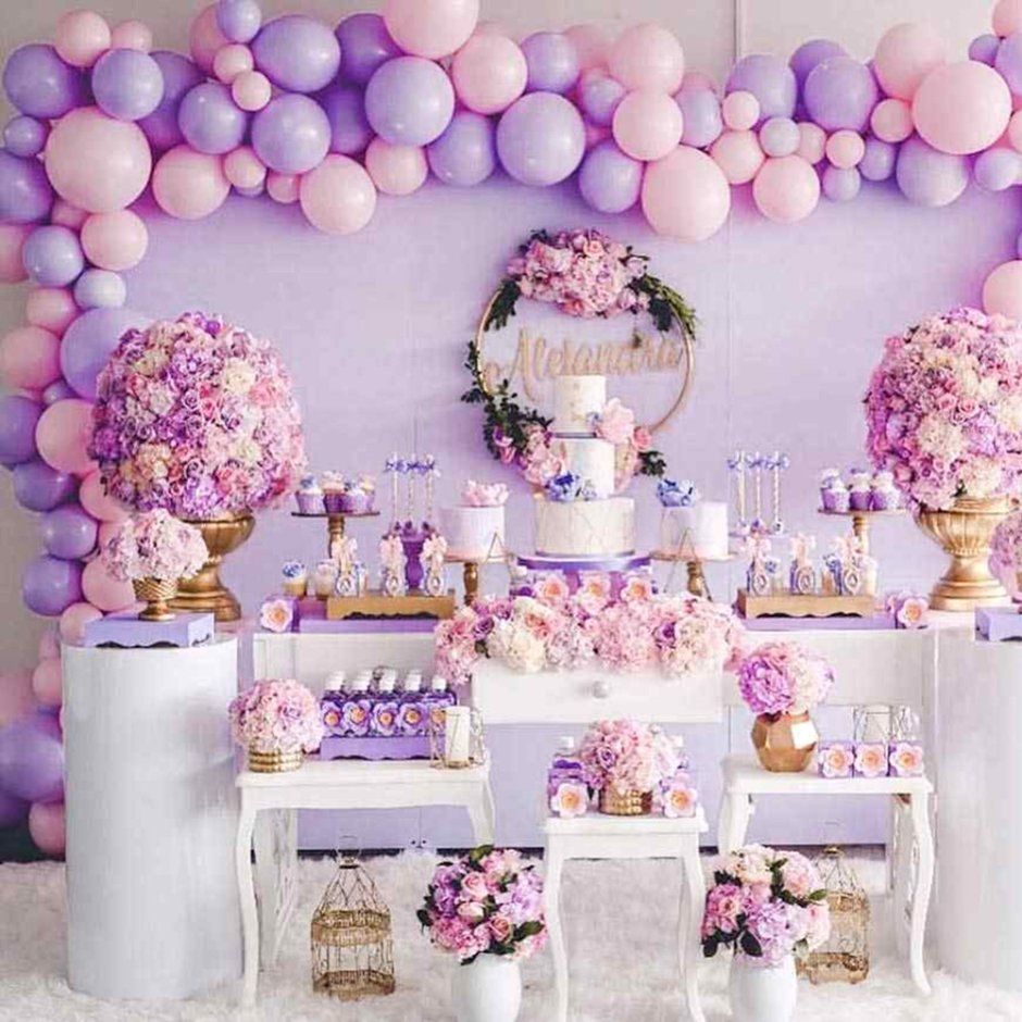 Свадьба в бирюзово фиолетовом цвете
