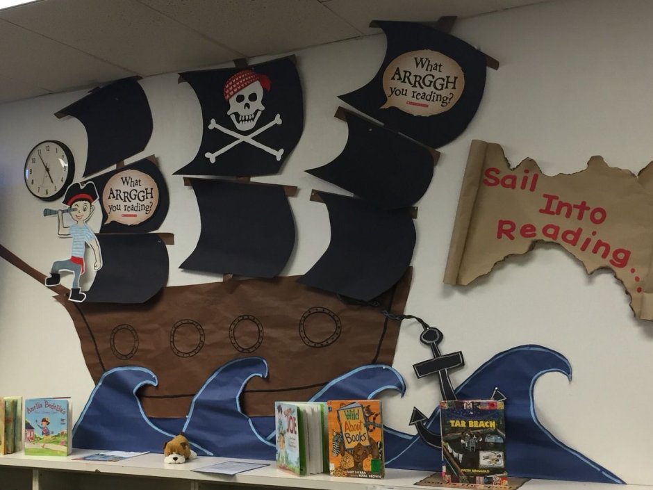 Украшение офиса в пиратском стиле