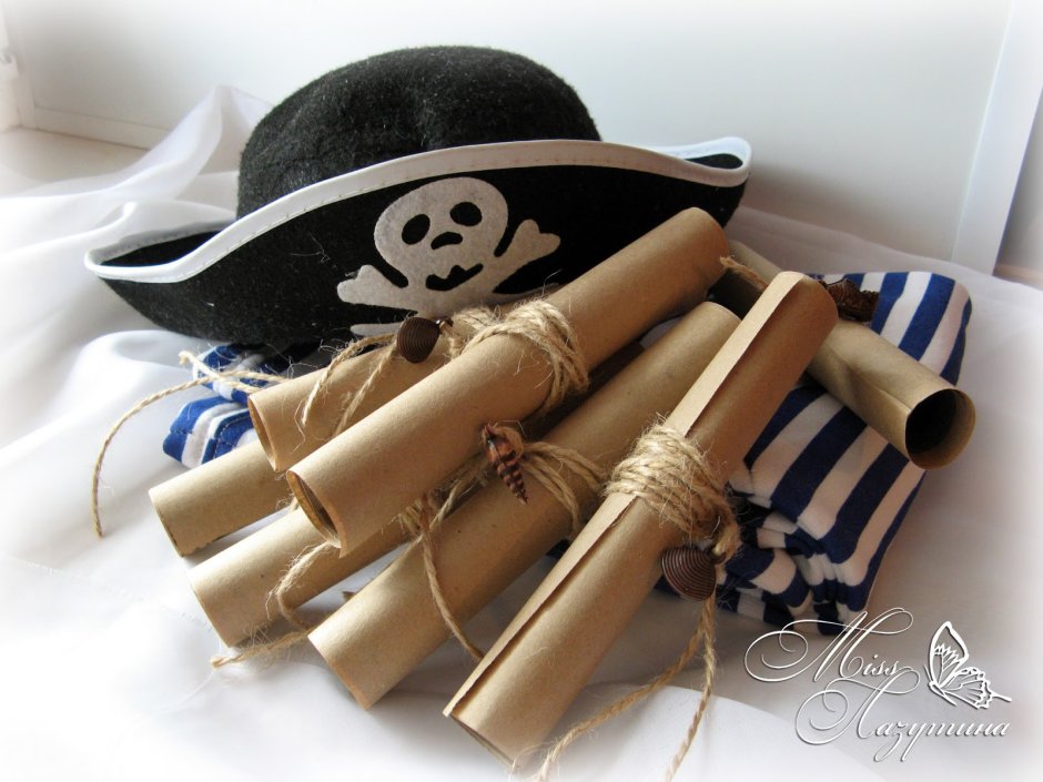 Подарок в пиратском стиле