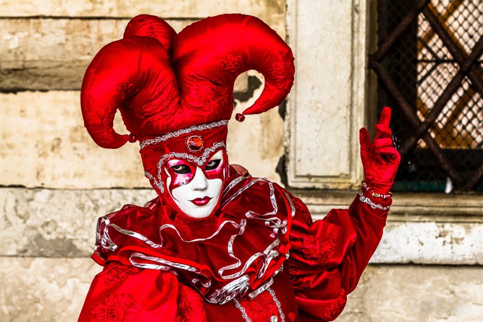 Арлекин костюм на Венецианский карнавал