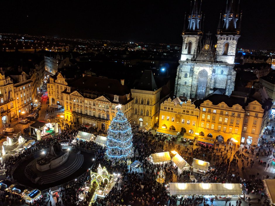 Новогодняя ярмарка в Праге