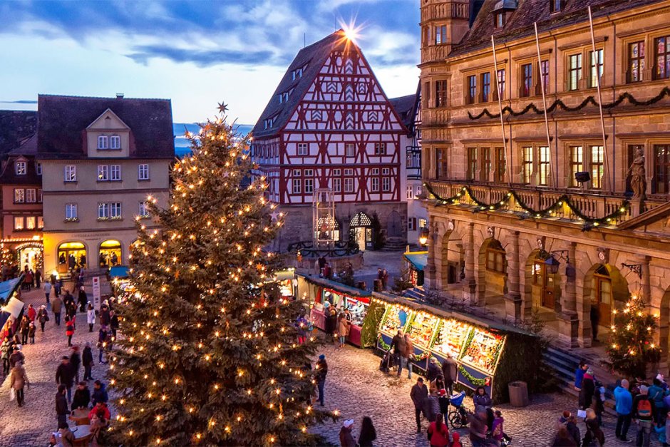 Ротенбург город в Германии Christmas