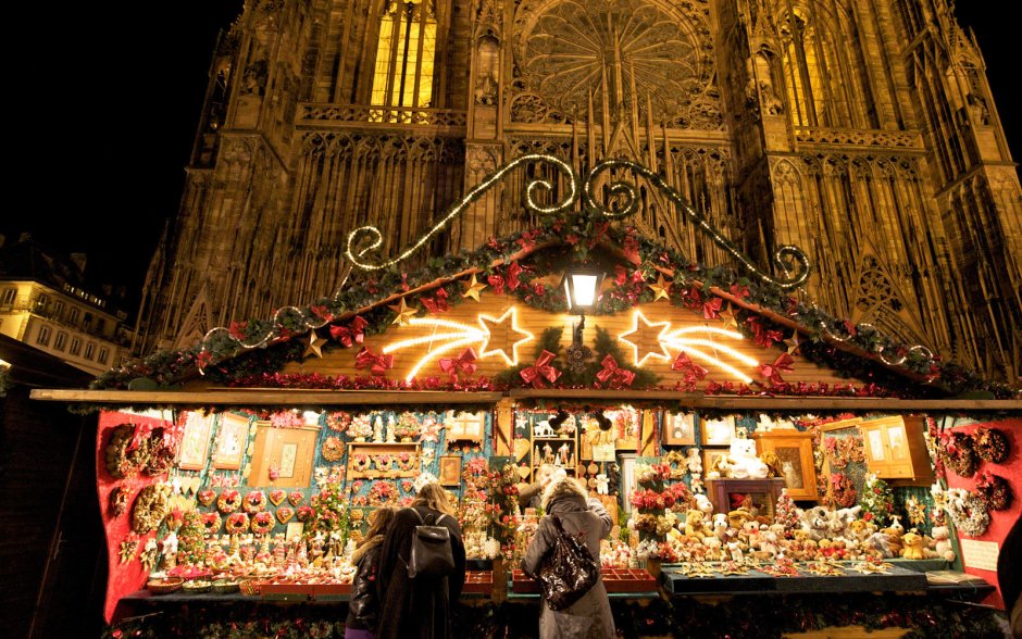 Рождественский рынок в Страсбурге