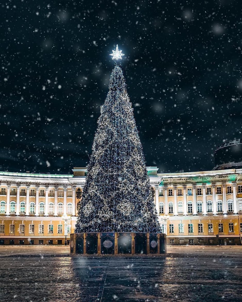 Дворцовая площадь елка 2019