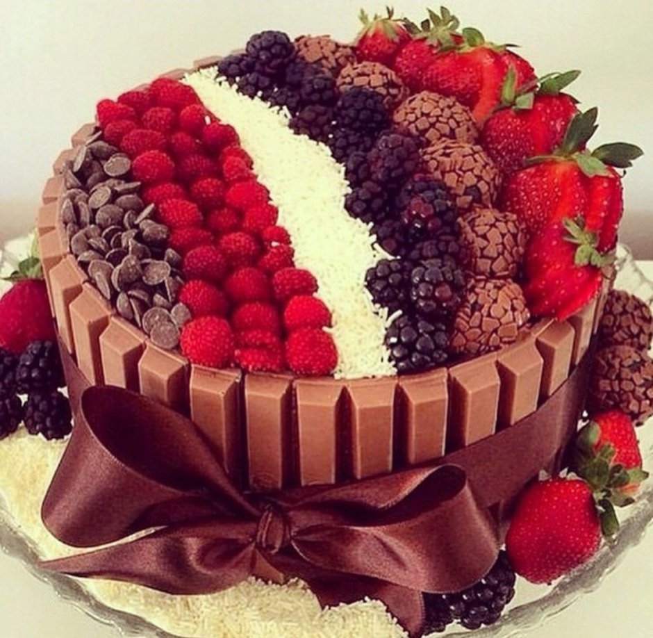 Красивые торты на день рождения женщине