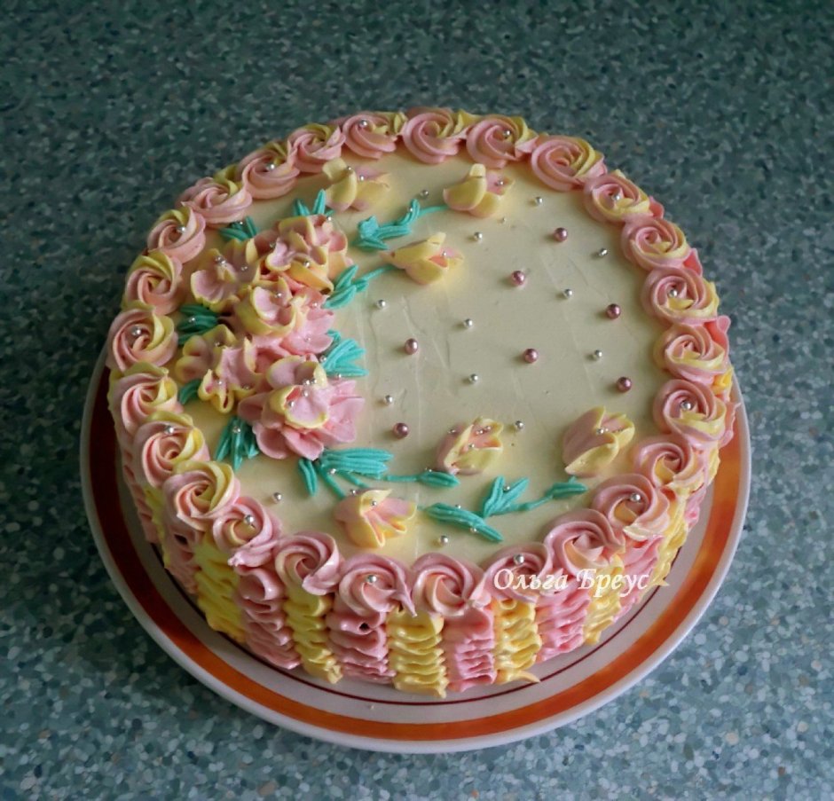 Киевский торт на день рождения